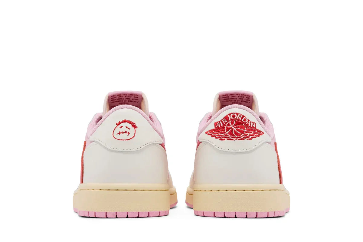Air Jordan 1 Retro Low OG SP Travis Scott Sail Tropical Pink Rosa