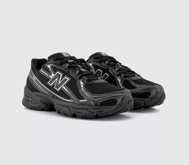 New Balance 740v2 Black Grey Silver