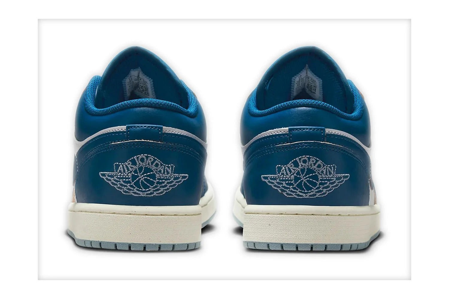Tênis Air Jordan 1 Low Industrial Blue Azul