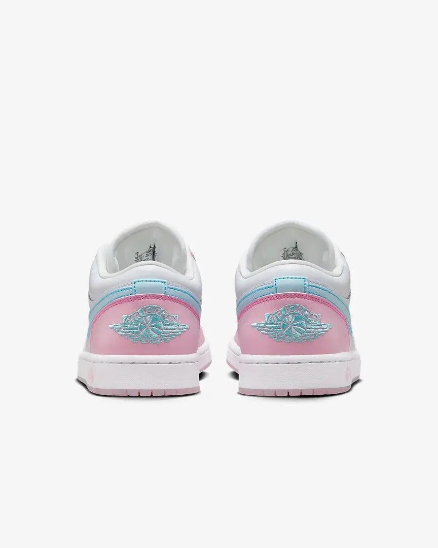 Tênis Air Jordan 1 Low Se Paw Print Pink Foam Rosa