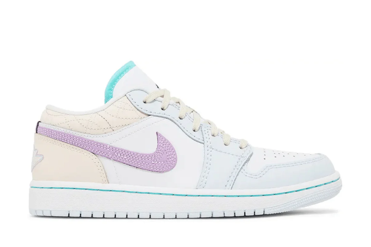 Tênis Air Jordan 1 Low "Multicolor Sashiko" Colorido
