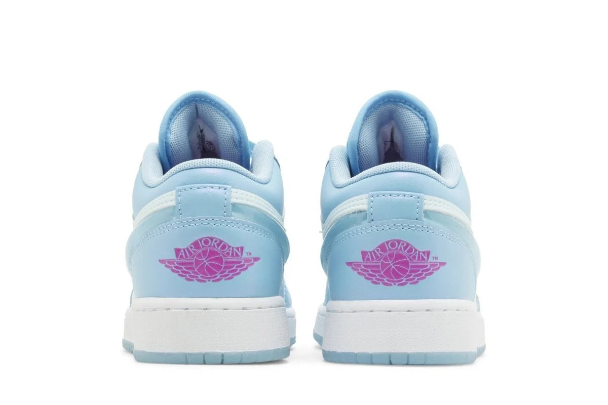 Tênis Air Jordan 1 Low Aquarius Blue Azul