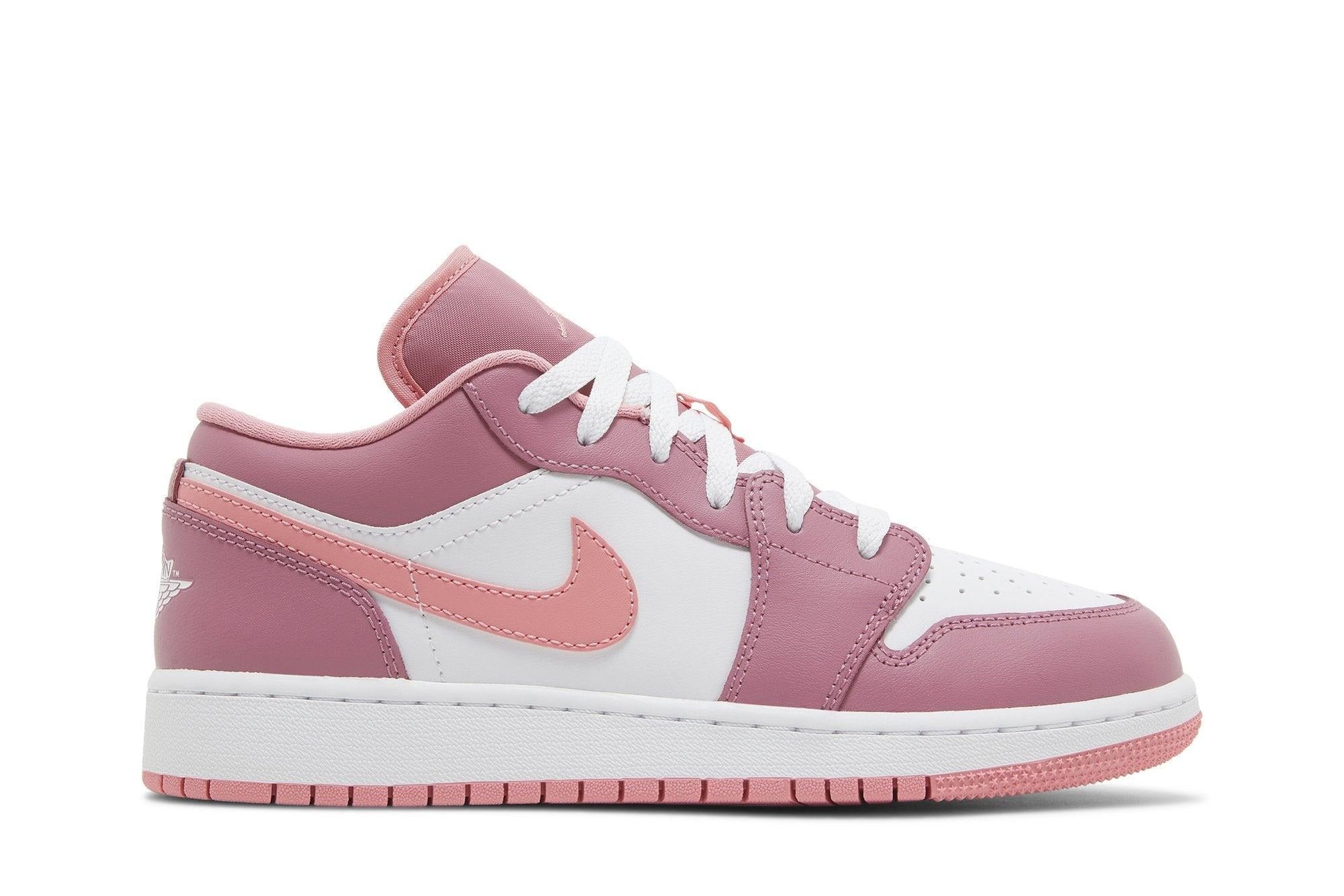 Tênis Air Jordan 1 Low GS Desert Berry Rosa