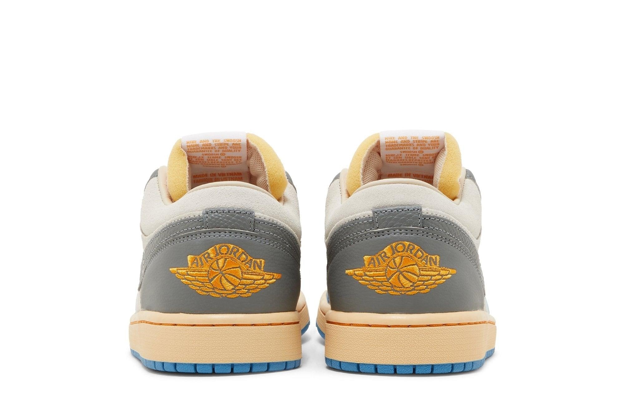 Tênis Air Jordan 1 Low Vintage UNC Grey Azul
