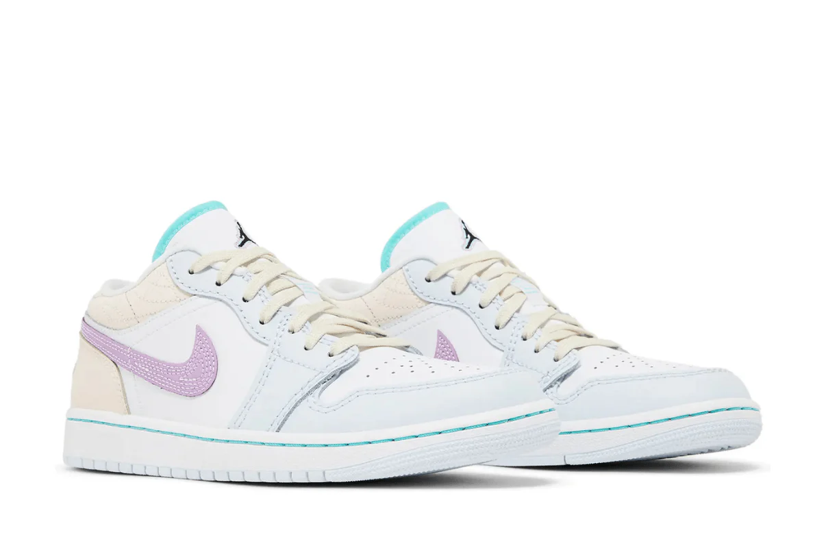 Tênis Air Jordan 1 Low "Multicolor Sashiko" Colorido