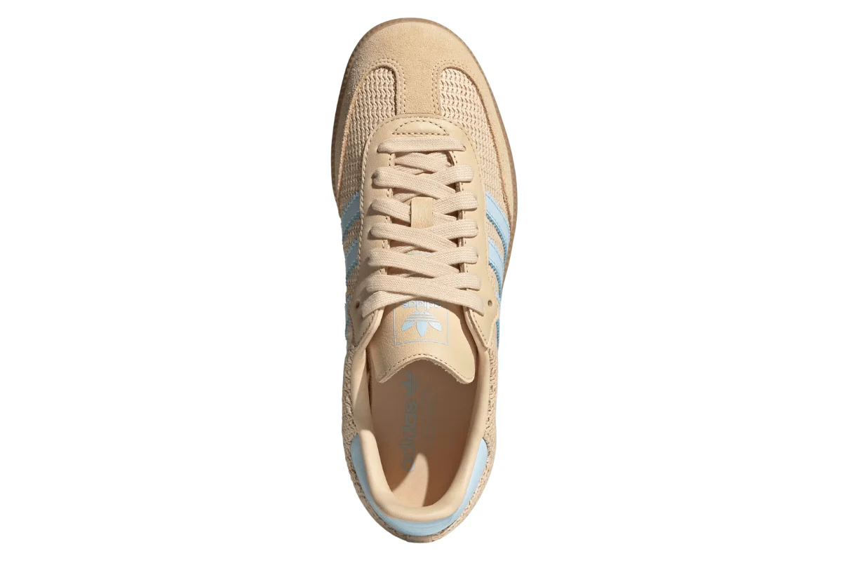 Tênis Adidas Samba OG Sanda Strata Sky Tint Bege