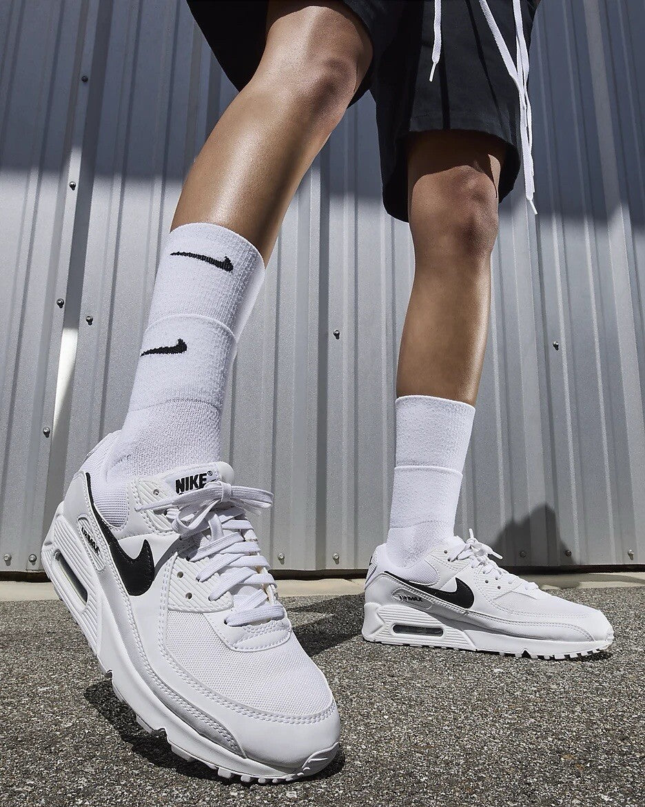 Wmns Air Max 90 'White Black'