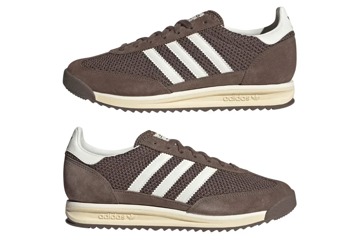 Tênis Adidas SL 72 RS Earth Strata Warm Vanilla Marrom detalhe interno