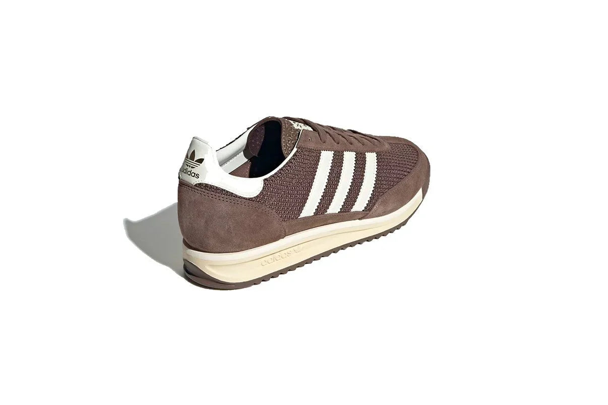 Tênis Adidas SL 72 RS Earth Strata Warm Vanilla Marrom detalhe do material