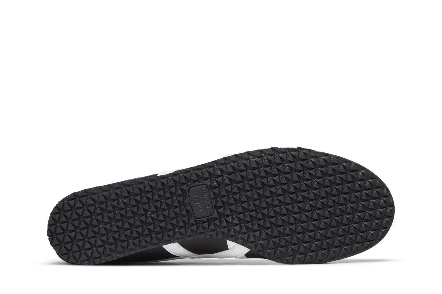 Tênis Onitsuka Tiger Mexico 66 Black and White Preto vista traseira