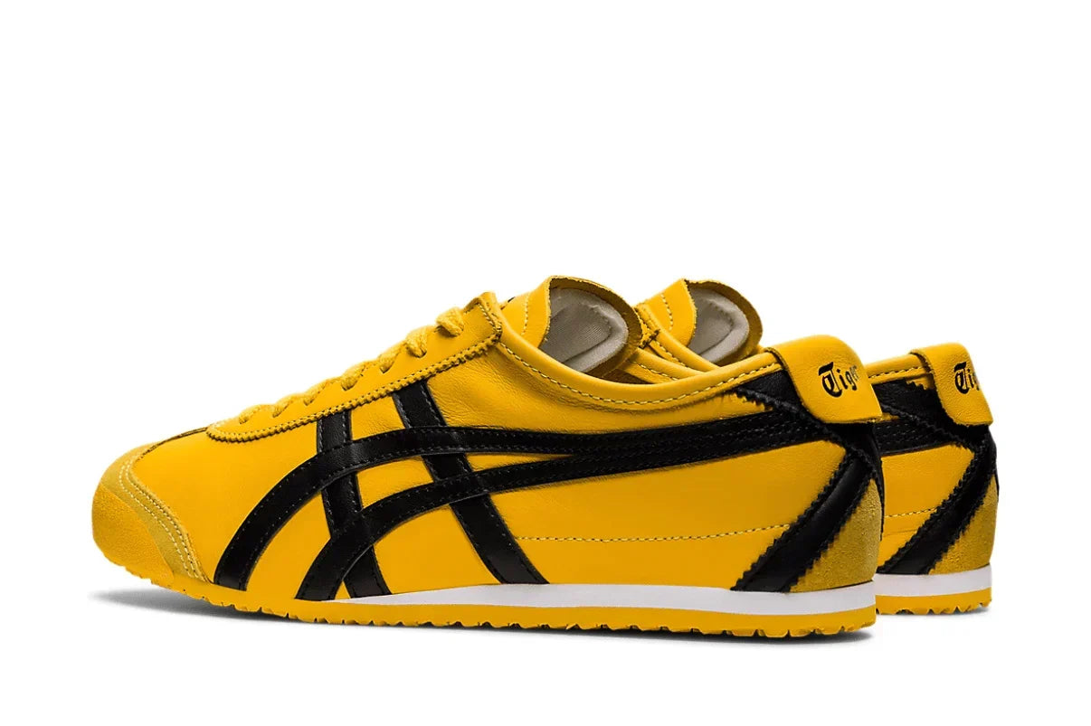 Tênis Onitsuka Tiger Mexico 66 Kill Bill Amarelo detalhe lateral