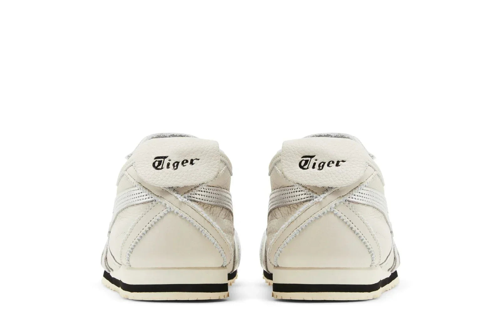 Tênis Onitsuka Tiger Mexico 66 SD Birch Silver Bege detalhe lateral
