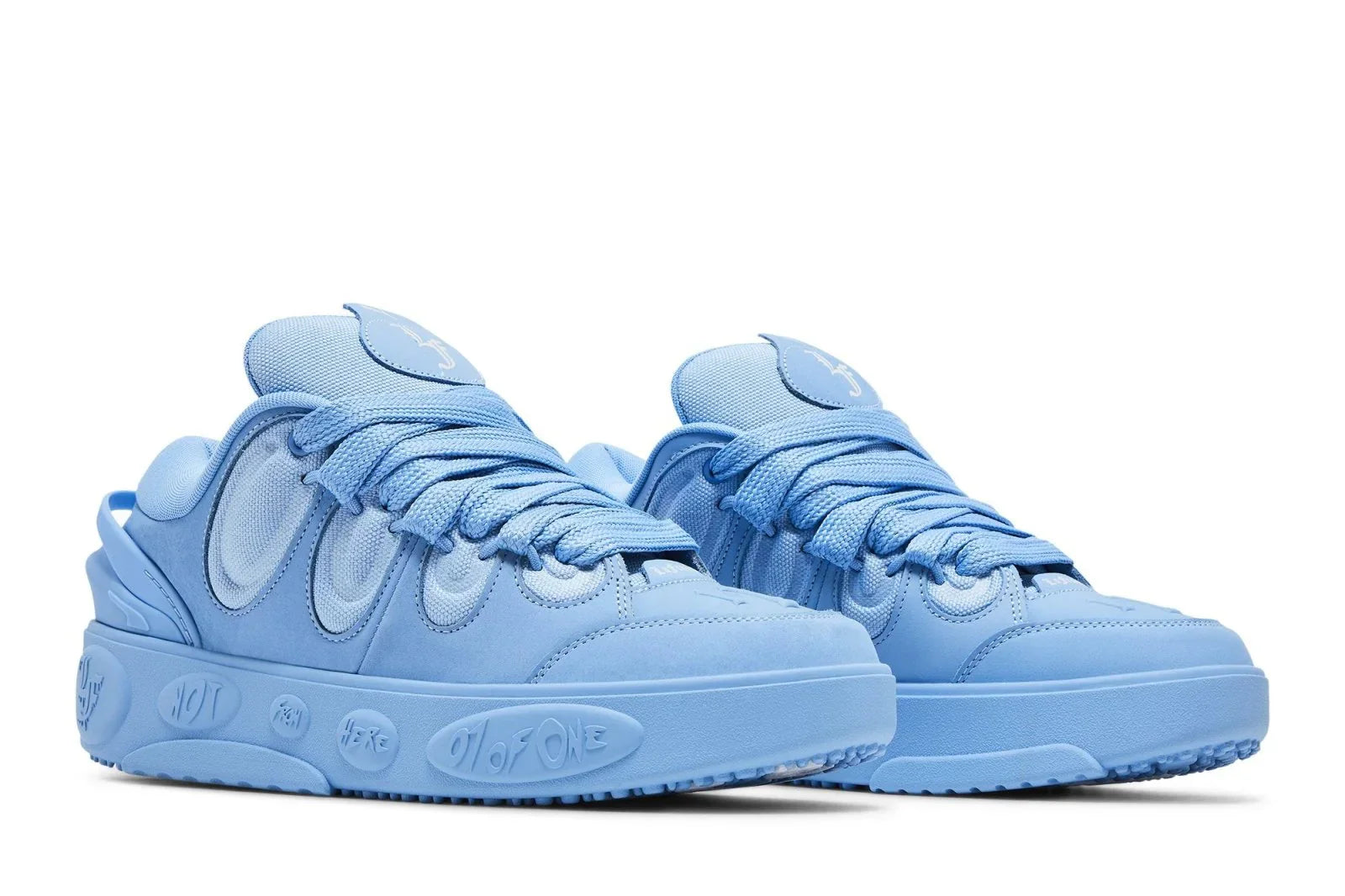 Tênis Puma LaFrancé Moment Team Light Blue x Lamelo Ball Azul detalhe do material