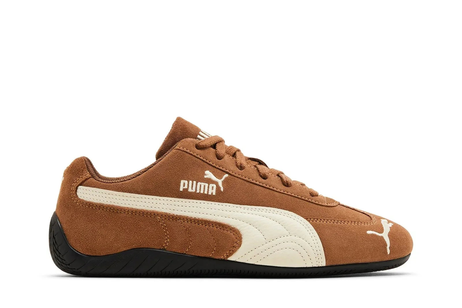 Tênis Puma Speedcat Archive Haute Coffee Frosted Ivory Marrom vista superior