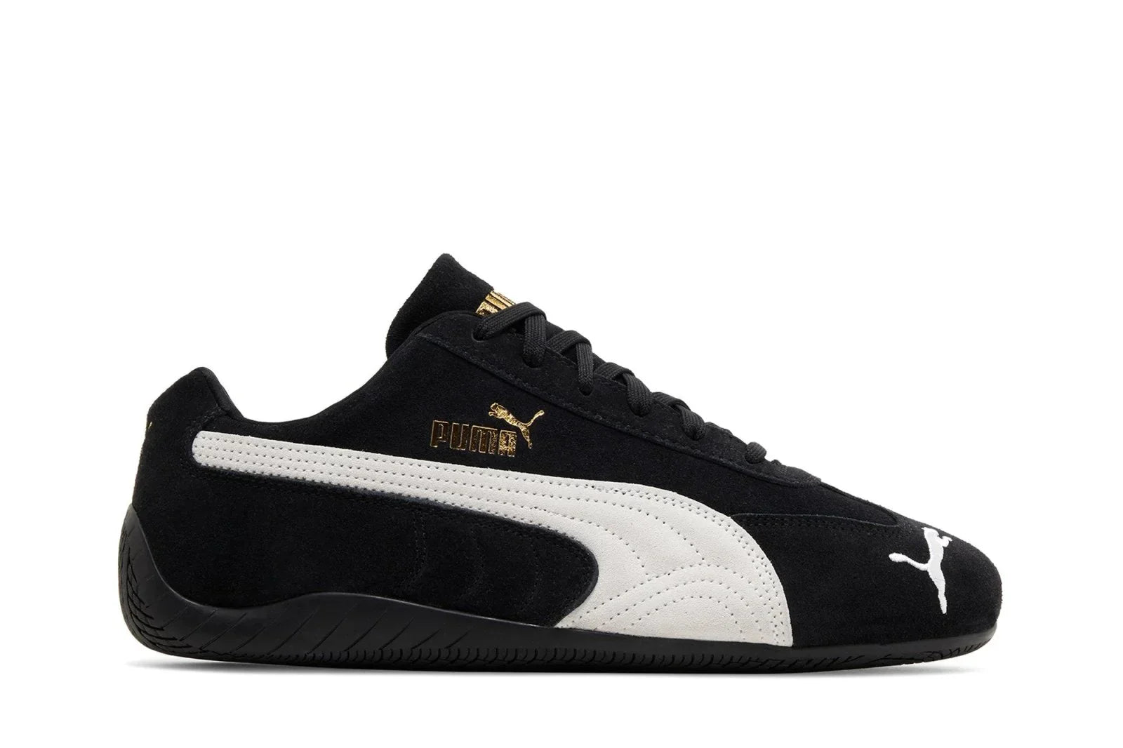 Tênis Puma Speedcat Og Black White Preto vista superior