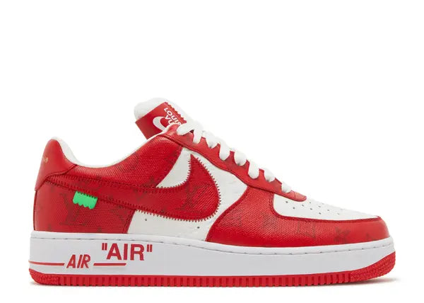 Louis Vuitton x Air Force 1 Low 'White Comet Red'