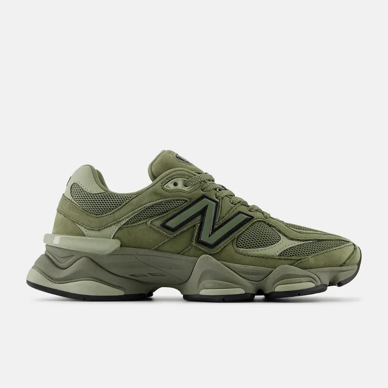 New Balance 9060 Dark Olivine Olivine Black