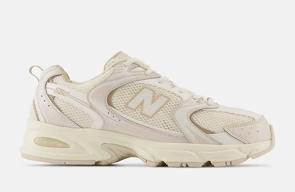 New Balance 530 White Silver Navy