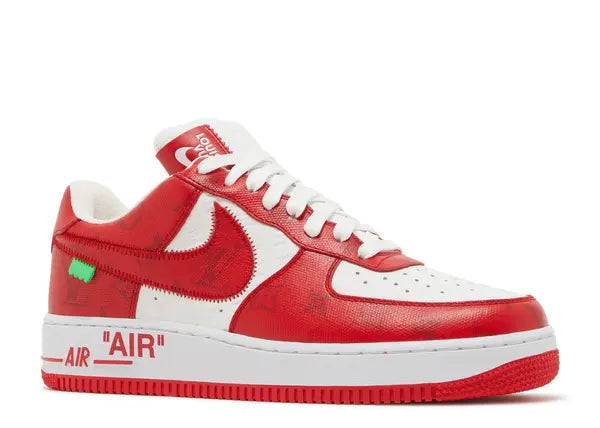 Louis Vuitton x Air Force 1 Low 'White Comet Red'