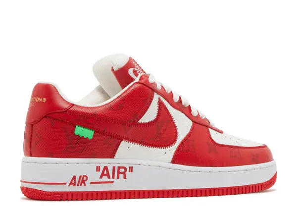 Louis Vuitton x Air Force 1 Low 'White Comet Red'