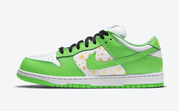 Nike Sb Dunk Low x Supreme "Green Stars"
