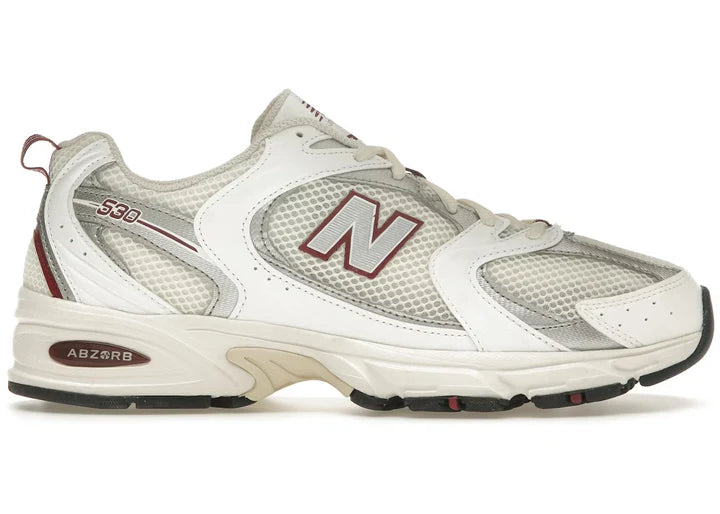New Balance 530 Sea Salt White Mercury Red