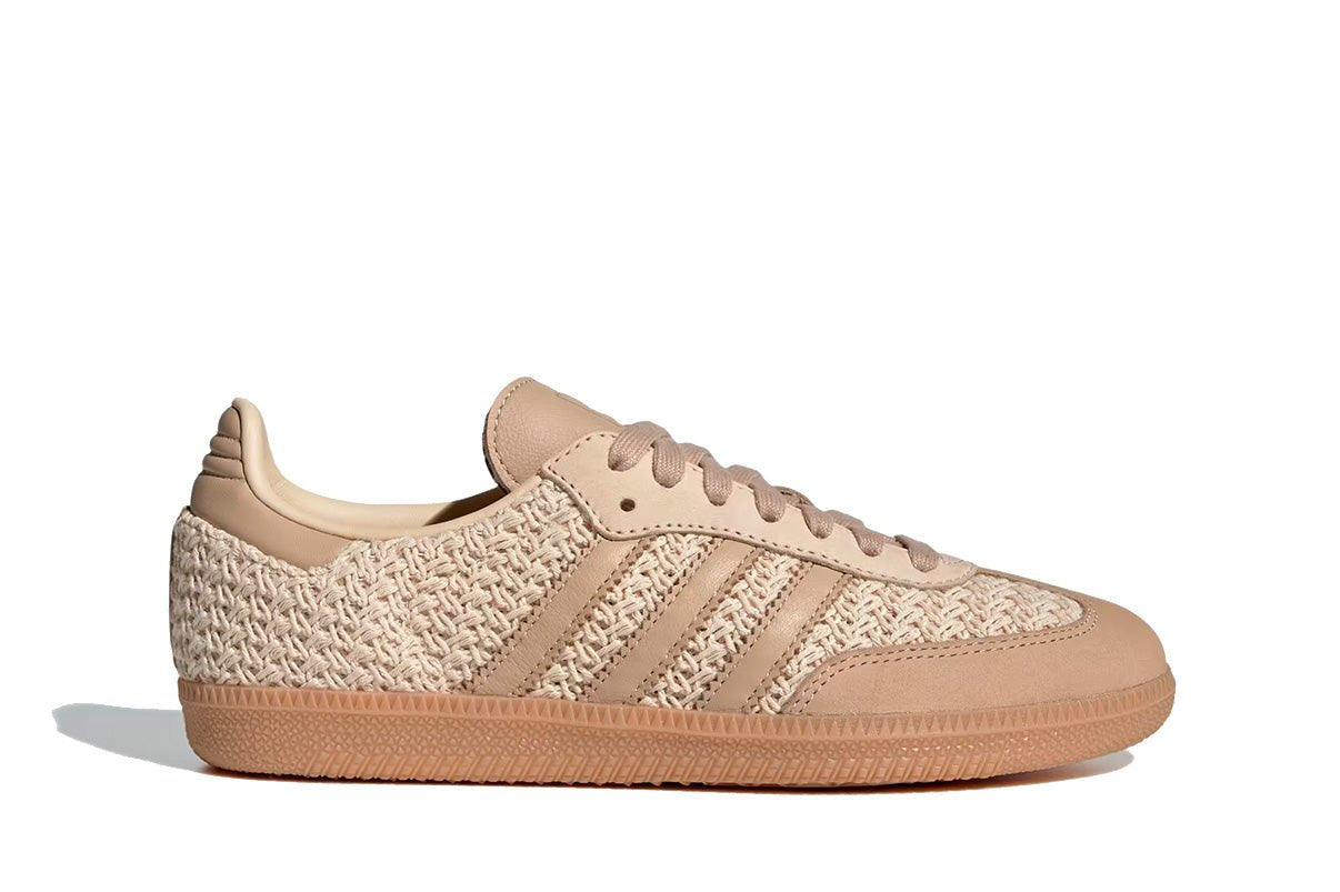 Tênis Adidas Samba OG Crochet Pack Sand Strata Bege