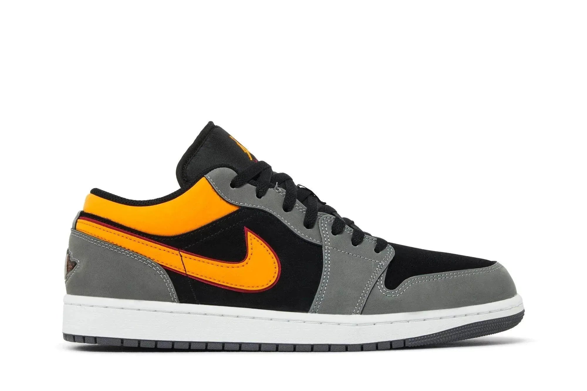Tênis Air Jordan 1 Low SE Vivid Orange Cinza