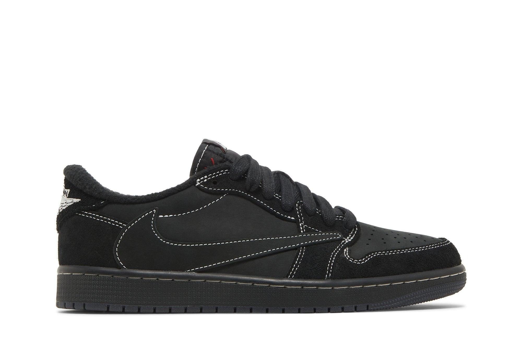 Tênis Travis Scott x Air Jordan 1 Low OG SP 'Black Phantom' Preto