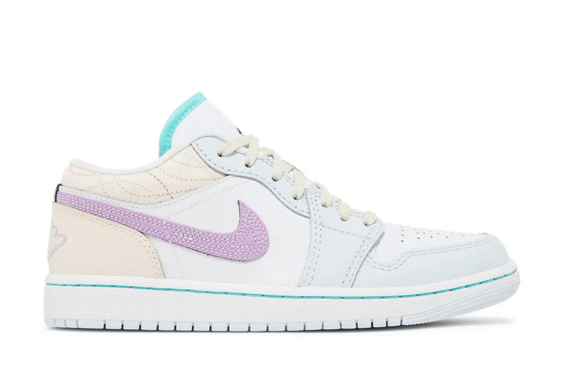 Tênis Air Jordan 1 Low "Multicolor Sashiko" Colorido