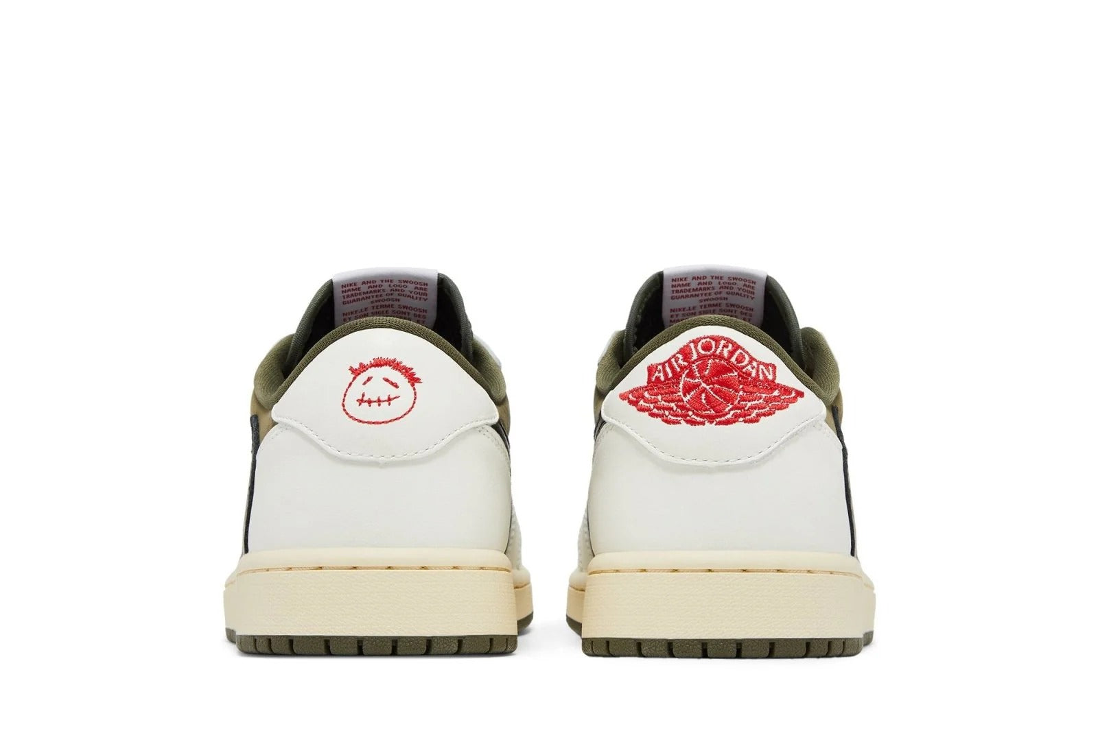 Tênis Air Jordan 1 Low Og Sp x Travis Scott Medium Olive Verde