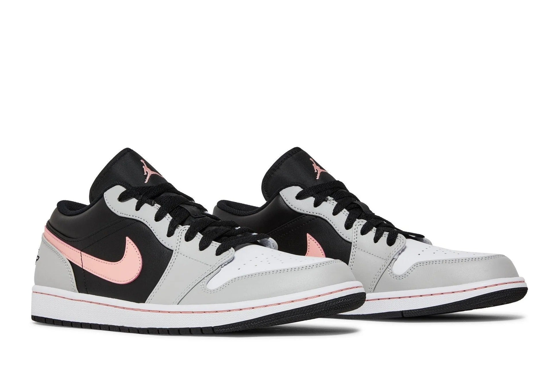 Tênis Air Jordan 1 Low Black Grey Pink Cinza