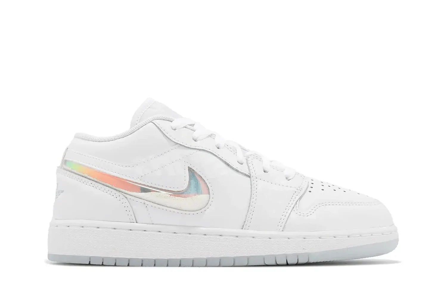 Tênis Air Jordan 1 Low Se "Glitter Swoosh" Branco