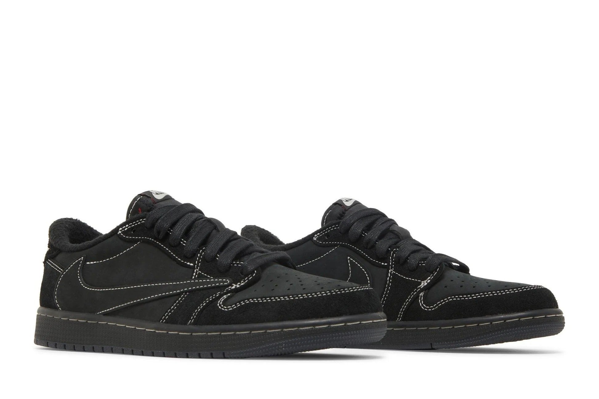Tênis Travis Scott x Air Jordan 1 Low OG SP 'Black Phantom' Preto