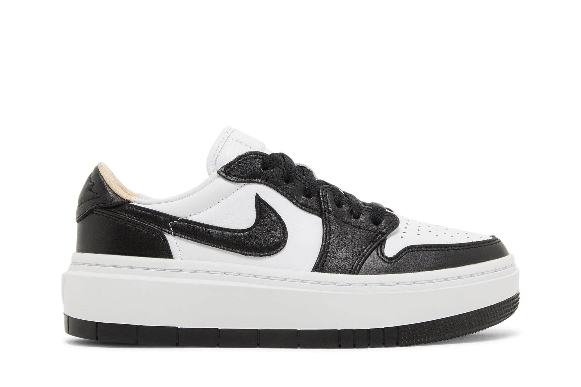 Tênis Air Jordan 1 Elevate Low Black White Preto