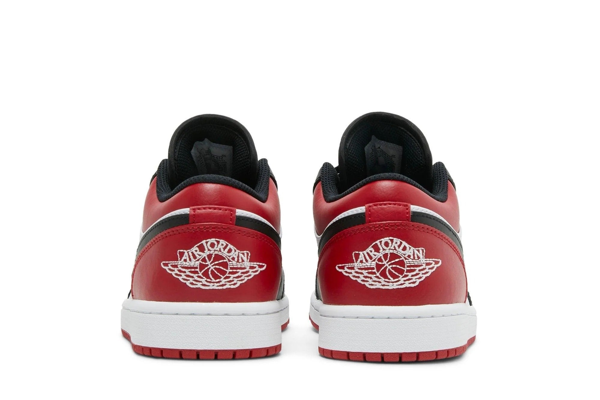 Tênis Air Jordan 1 Low Bred Toe Vermelho