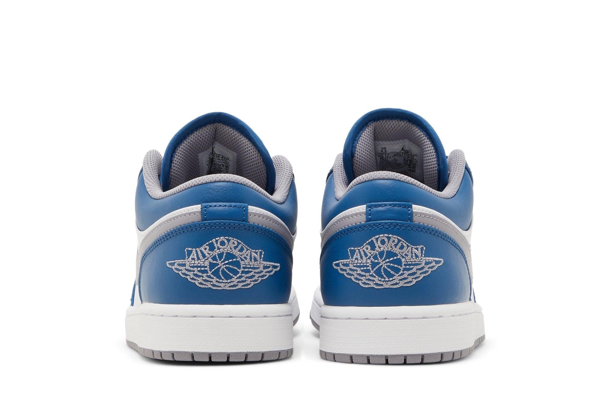 Tênis Air Jordan 1 Low True Blue Azul