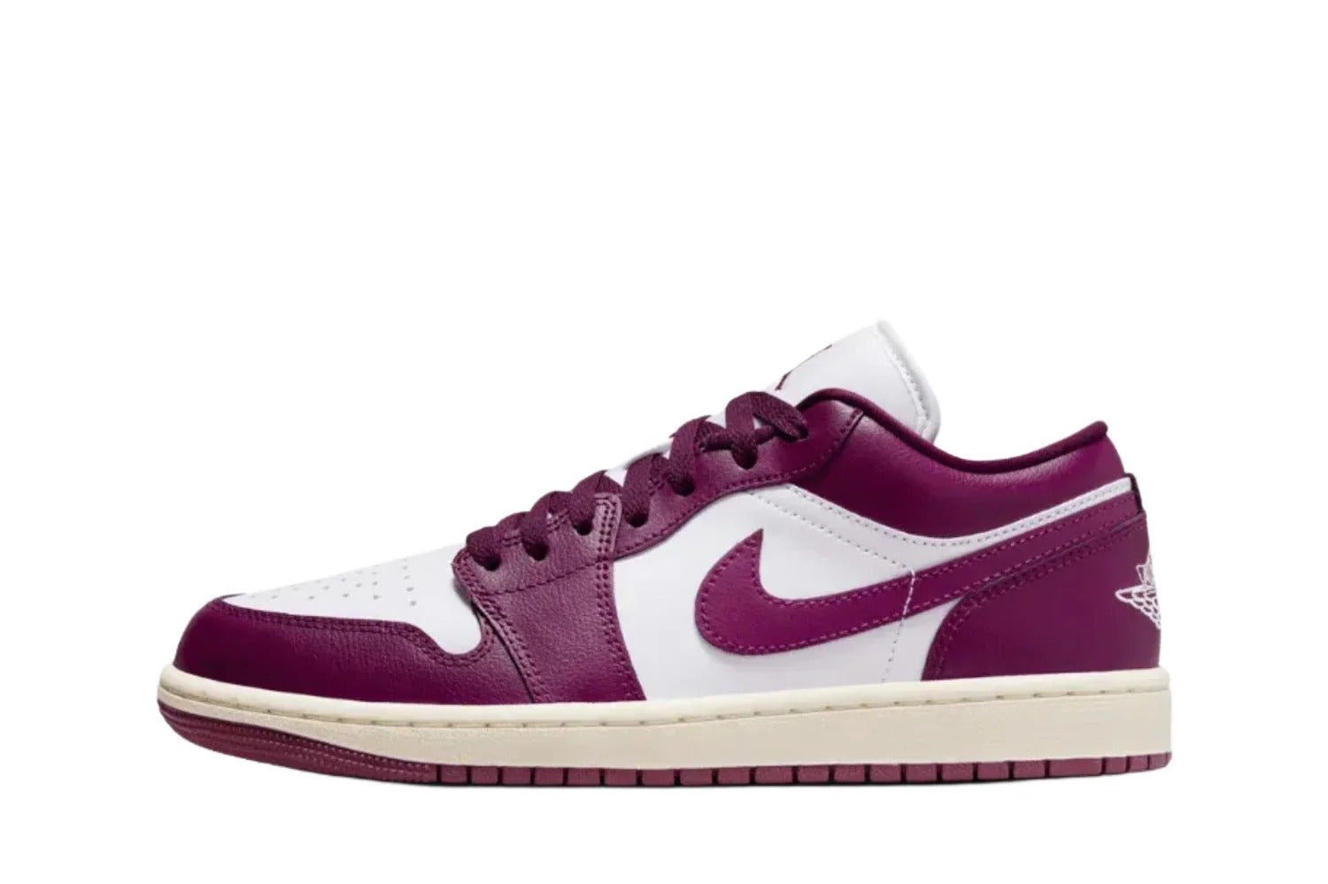 Tênis Air Jordan 1 Low Bordeaux Roxo