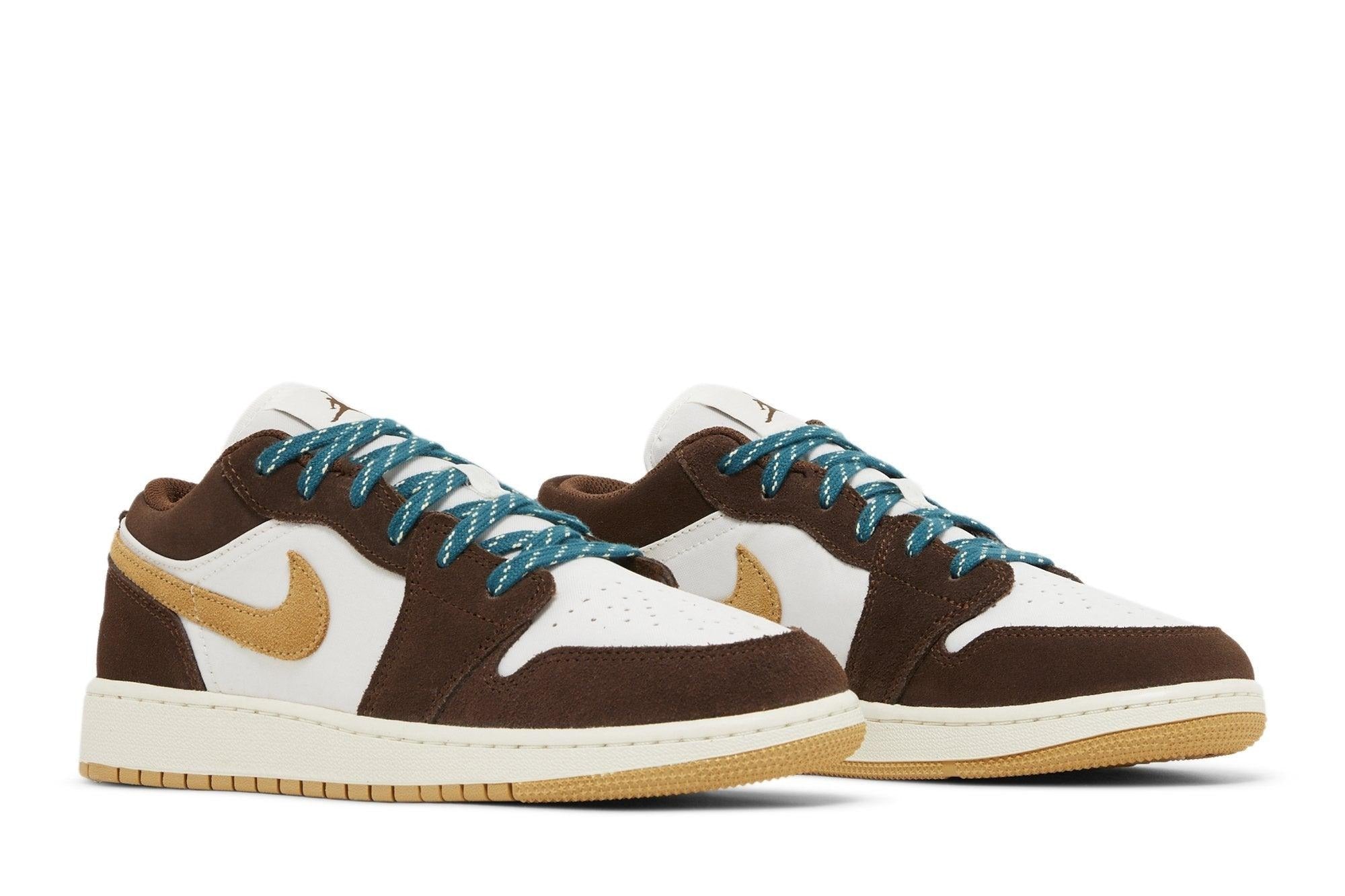 Tênis Air Jordan 1 Low GS Cacao Wow Marrom