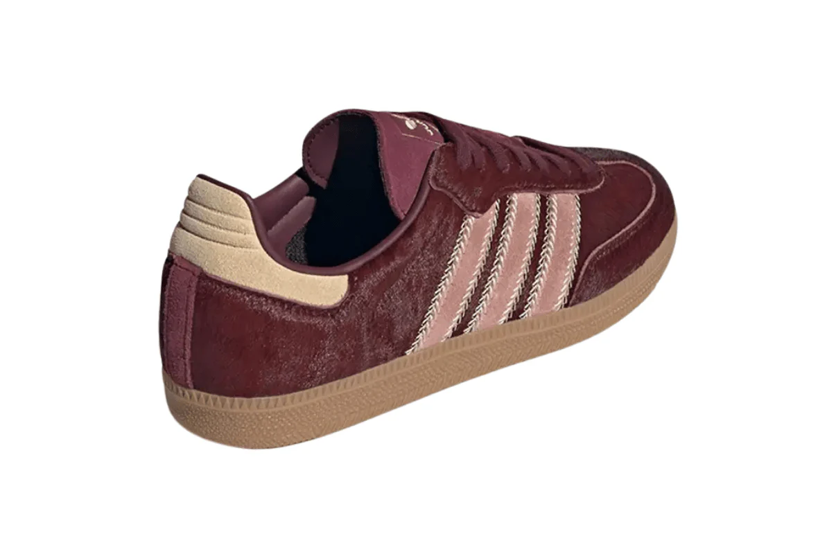 Tênis adidas Samba Og Marron Sand Strata Pony Vinho