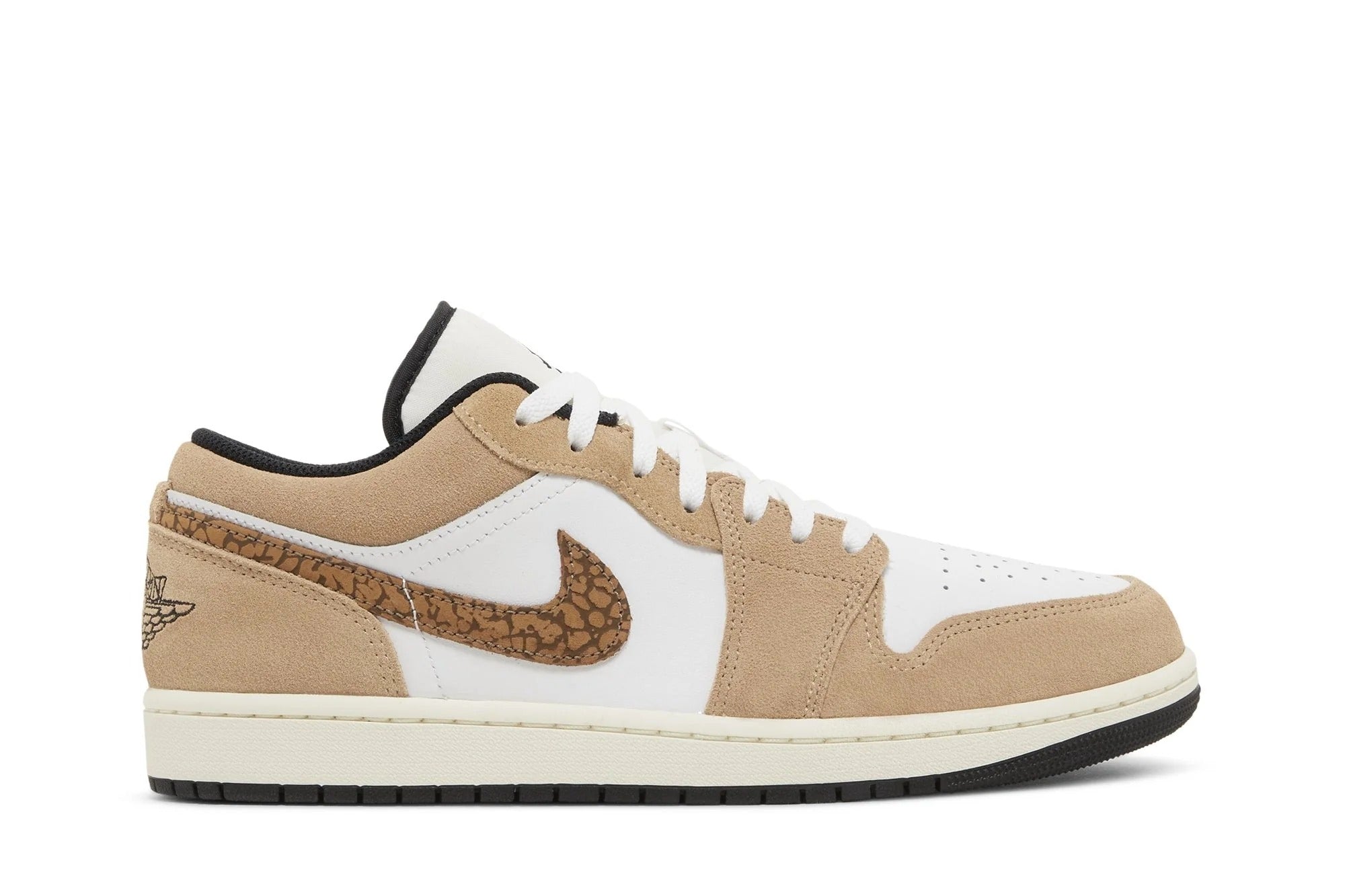Tênis Air Jordan 1 Low "Elephant Brown" Marrom