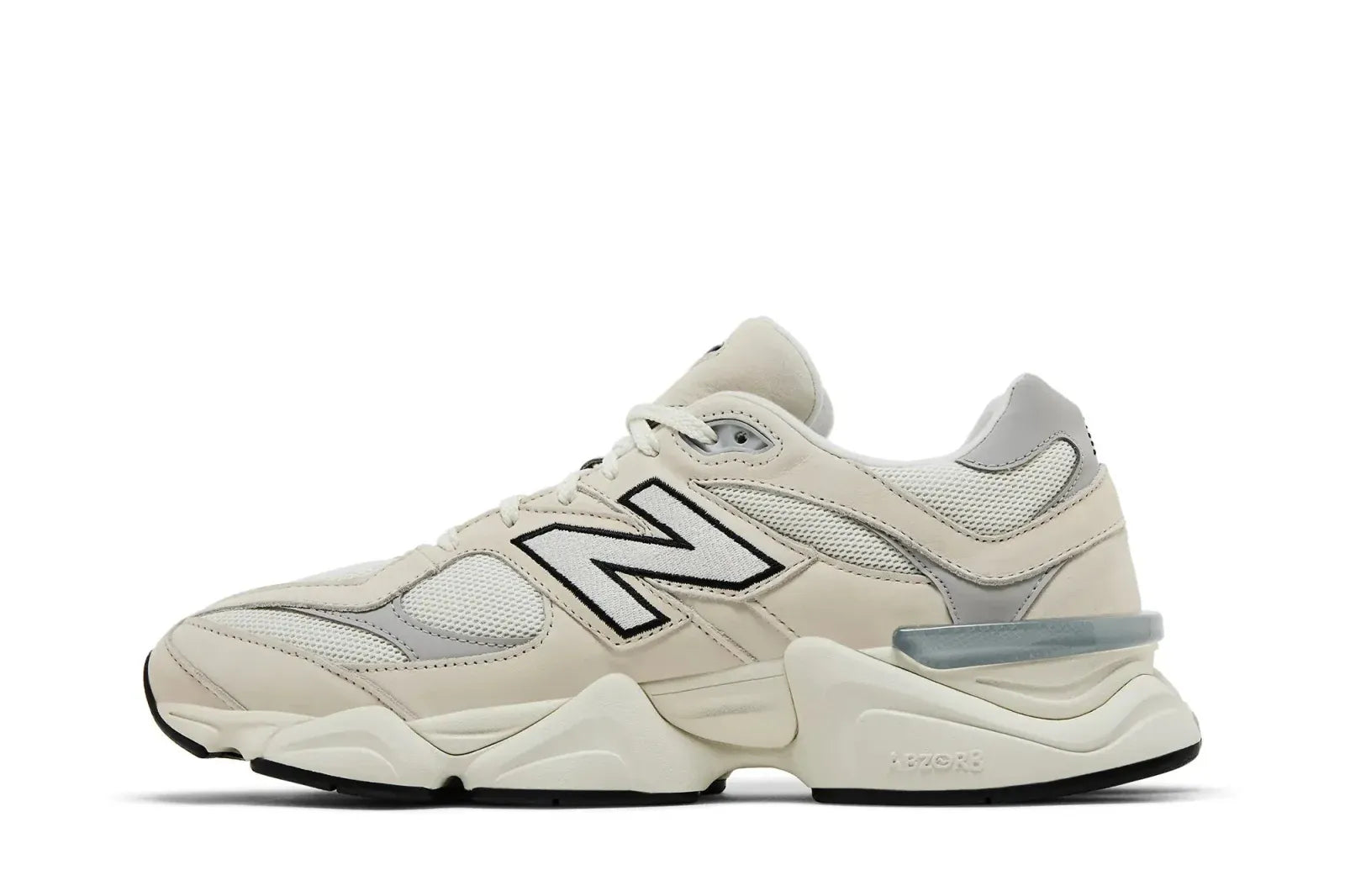 Tenis New Balance 9060 Sea Salt Raincloud Cinza