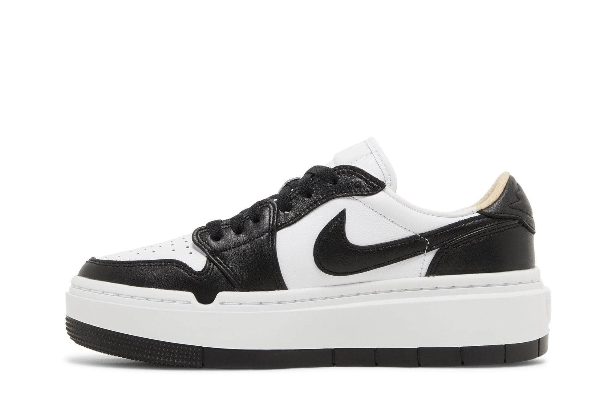 Tênis Air Jordan 1 Elevate Low Black White Preto