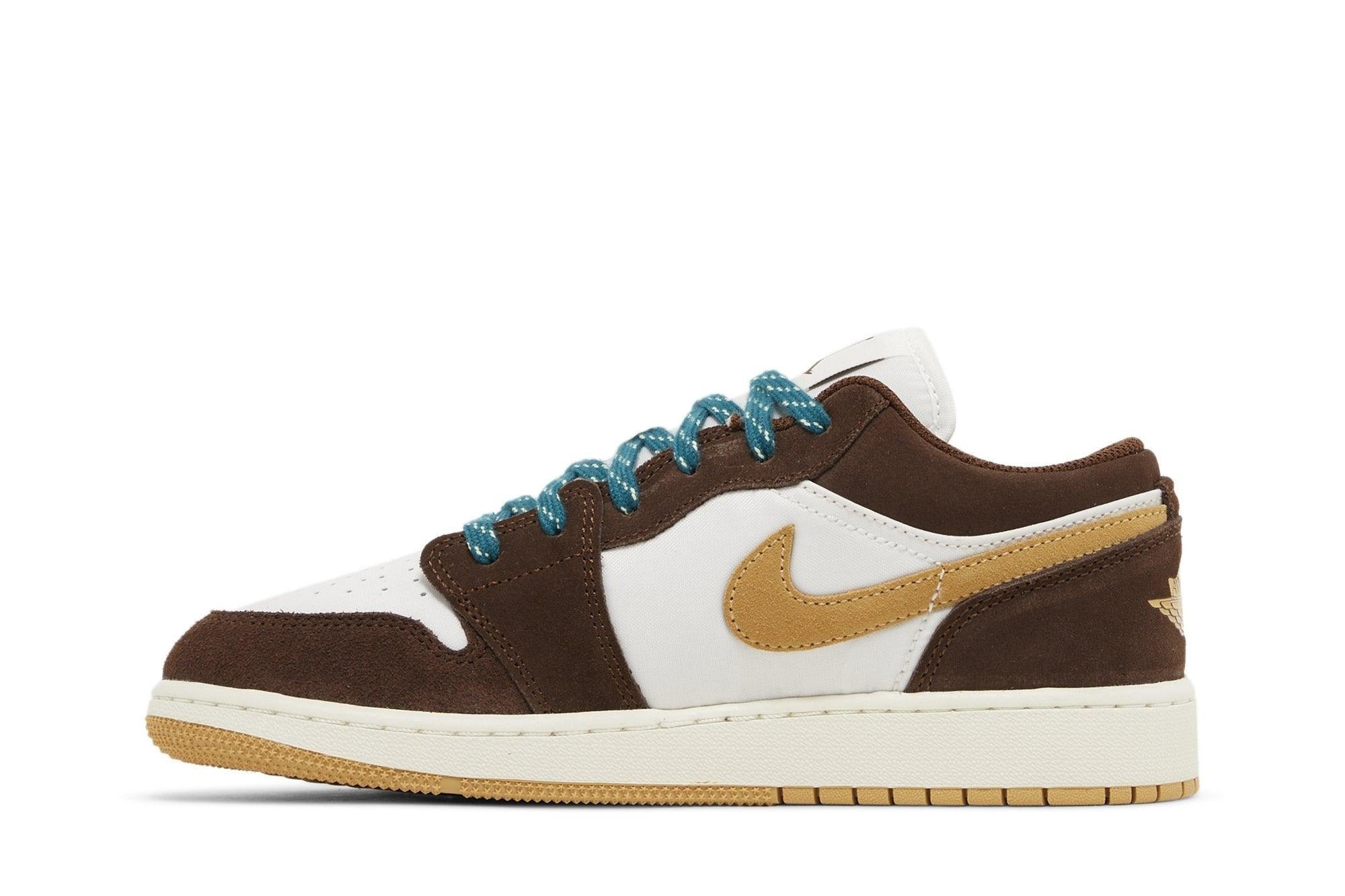 Tênis Air Jordan 1 Low GS Cacao Wow Marrom