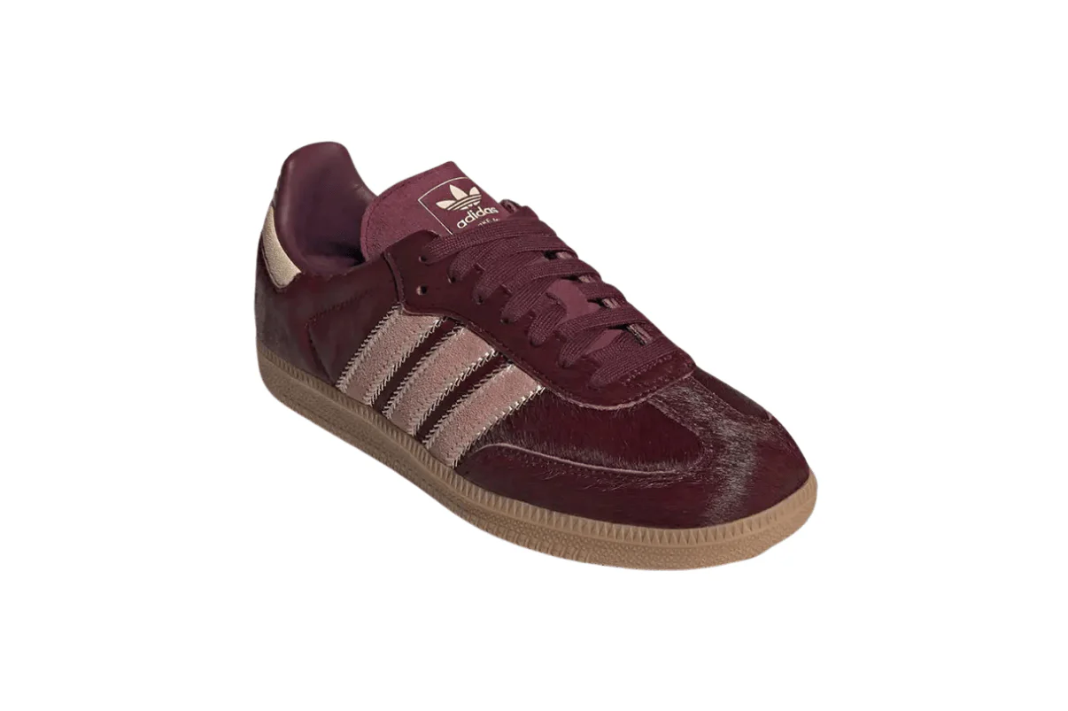 Tênis adidas Samba Og Marron Sand Strata Pony Vinho
