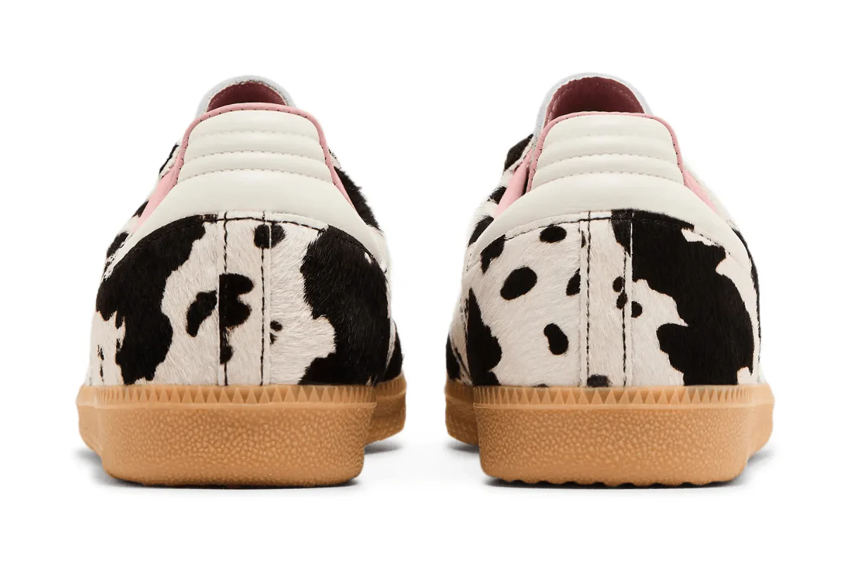 Tênis Adidas Samba OG Cow Print Bege