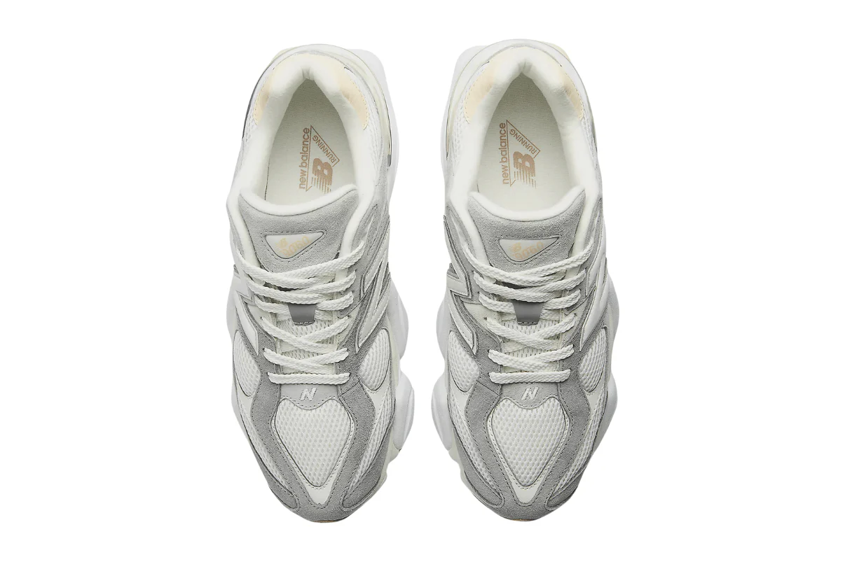 Tênis New Balance 9060 Mesh Slate Grey Calcium Cinza