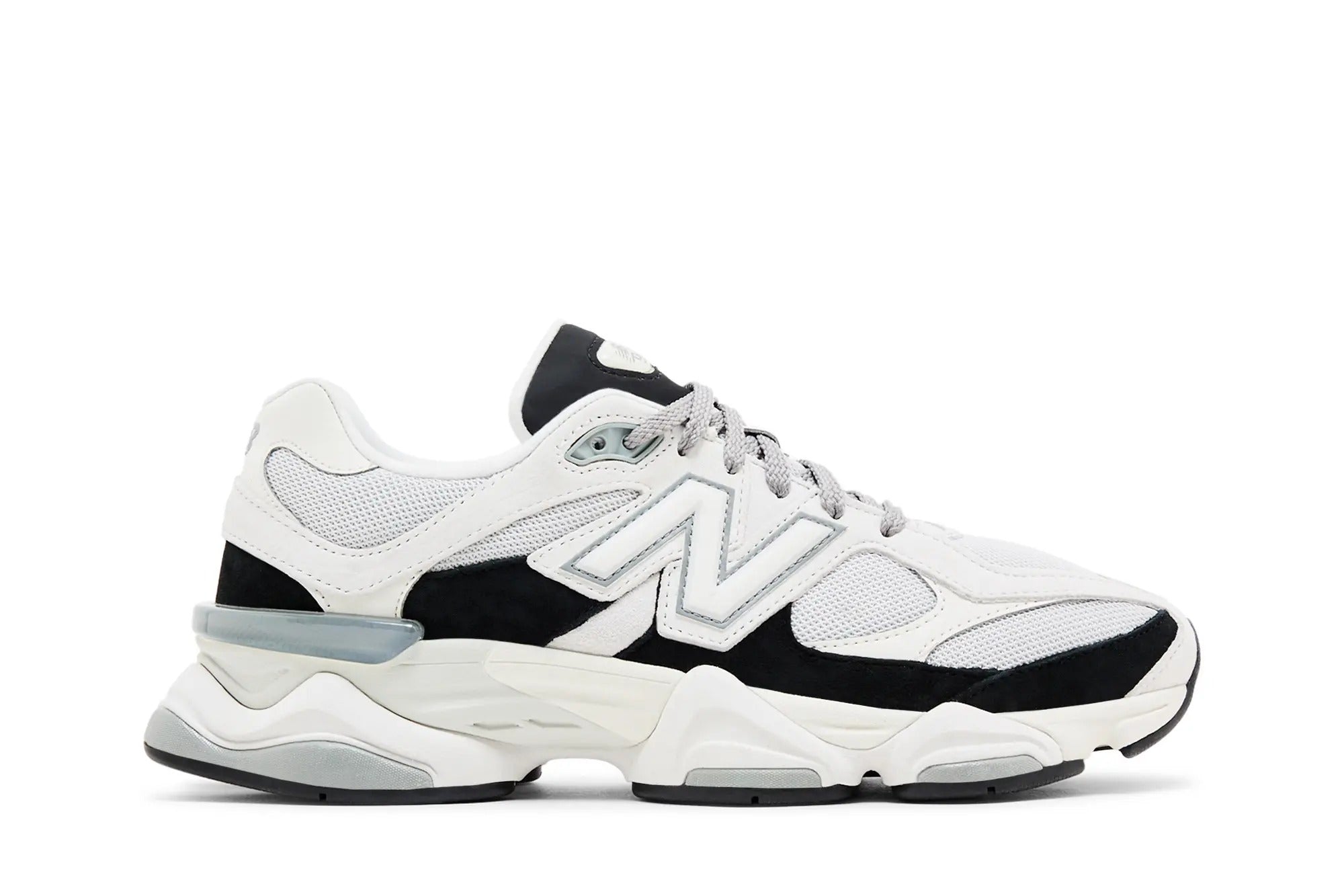 Tênis New Balance 9060 Reflection Black Suede Branco