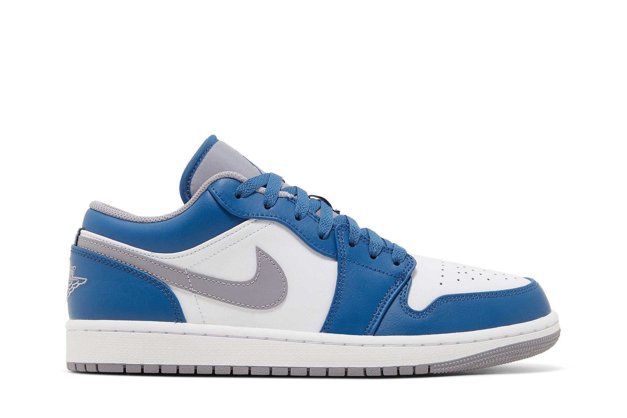 Tênis Air Jordan 1 Low True Blue Azul