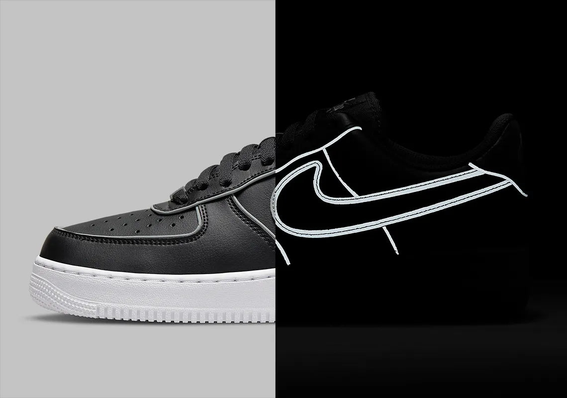 Air Force 1 '07 LV8 'Black White Reflective'